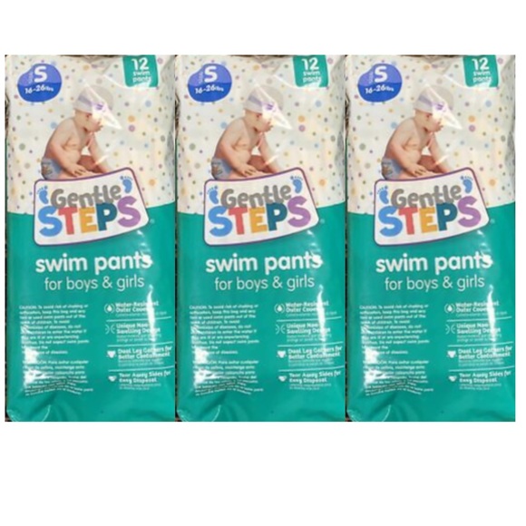3 packs Gentle Steps Swim Pants - Picture 1 of 8